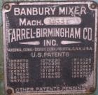 Used- Farrel-Birmingham Banbury Mixer,  Model B, Carbon Steel. 2.6 pound capacity, side open design. Air operated feed ram w...