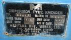 Used: Moriyama dispersion mixer, batch mixer/compounder, type D3-7.5. 3 liter mi