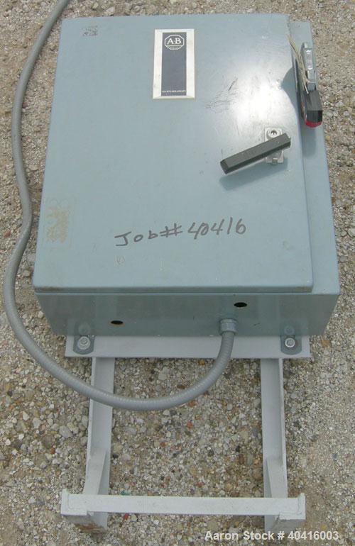 Used Teledyne Readco 2" twin screw continuous processor, 434 stainless steel.  (2) 2" diameter x approximately 17 1/2" long shafts.  Carbon steel jacketed chamber, clamshell design, rated 150 psi at ...