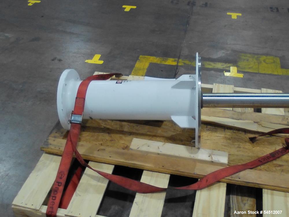 Unused- Admix Tote Base Mixer, Model Rotosolver. 40 HP. Stainless steel. Model250RS175:Shaft speed 1750 rpmMotor: 40HP, 1750 rpm, explosion proof, 3/60/230/460vShaft: 3.15" - diameter (limit 55 thru ...