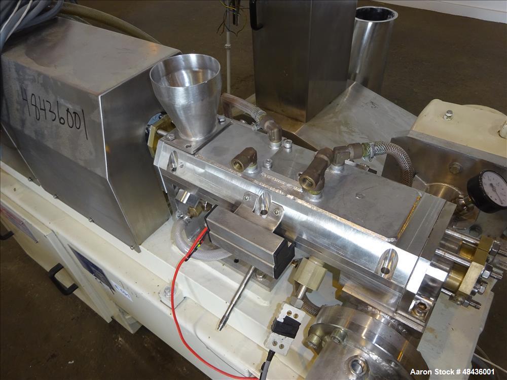 Used F. Aoustin Malaxeur Extrudeur / Extruder Twin-Screw Continuous Mixing/Extr