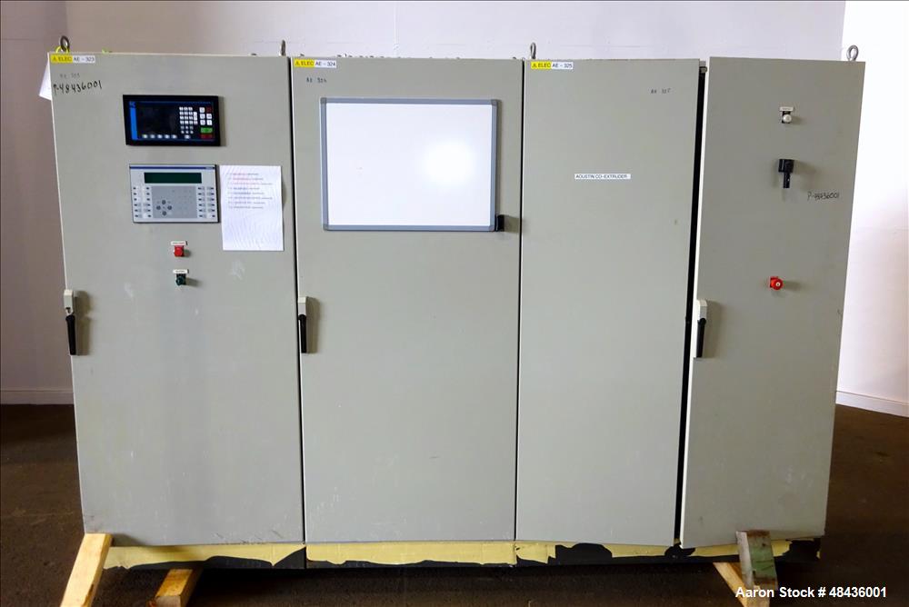 Used F. Aoustin Malaxeur Extrudeur / Extruder Twin-Screw Continuous Mixing/Extr