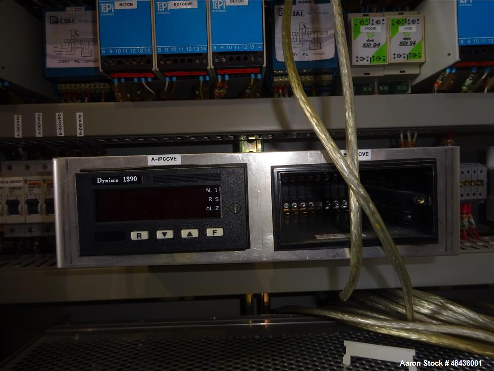 Used F. Aoustin Malaxeur Extrudeur / Extruder Twin-Screw Continuous Mixing/Extr