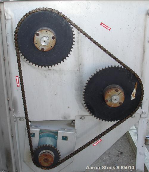 Used Stainless Steel Brown International Corp Twin Shaft Paddle Style Continuous Mixer, Model 1000