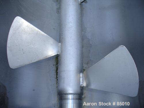 Used Stainless Steel Brown International Corp Twin Shaft Paddle Style Continuous Mixer, Model 1000