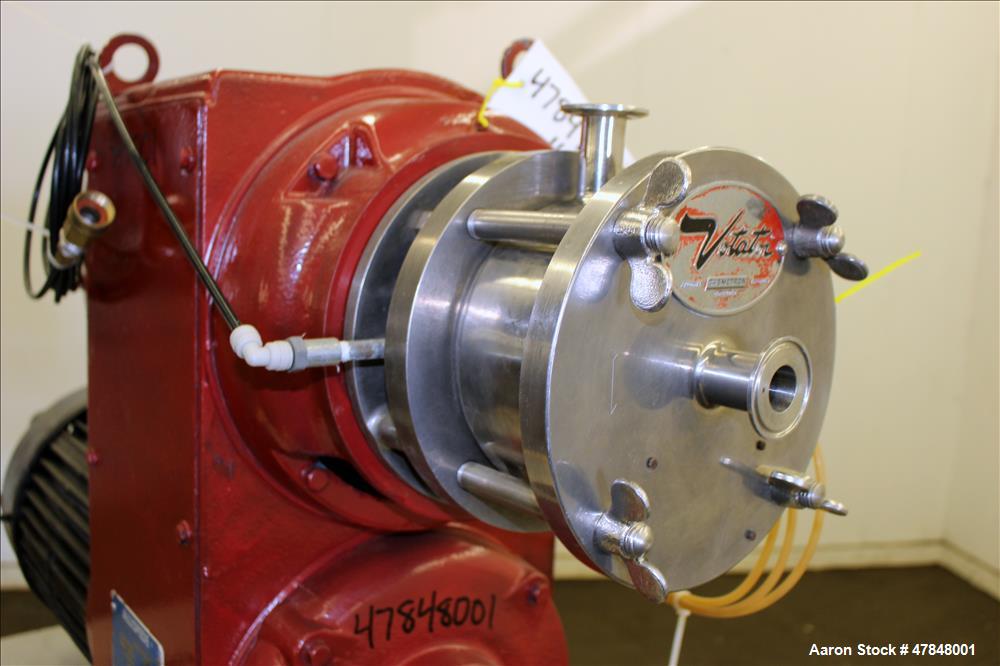 Used Votator CR Continuous Whipper Emulsifier Mixer
