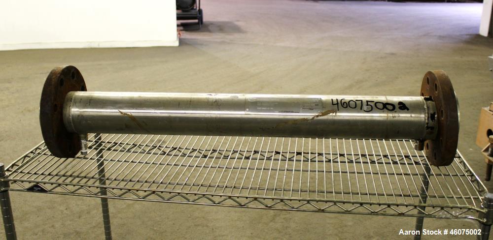 Used Chemineer Kenics Fixed Element Static Mixer, Model 4-KMS-6, Stainless Steel. Approximate 4" diameter x 42" long tube, rated 1485 psi at 300 degrees F. Serial# 1-81697A1, built 1982.