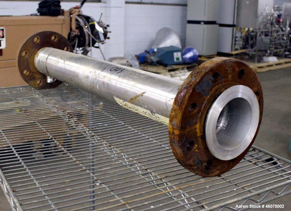 Used Chemineer Kenics Fixed Element Static Mixer, Model 4-KMS-6, Stainless Steel. Approximate 4" diameter x 42" long tube, rated 1485 psi at 300 degrees F. Serial# 1-81697A1, built 1982.