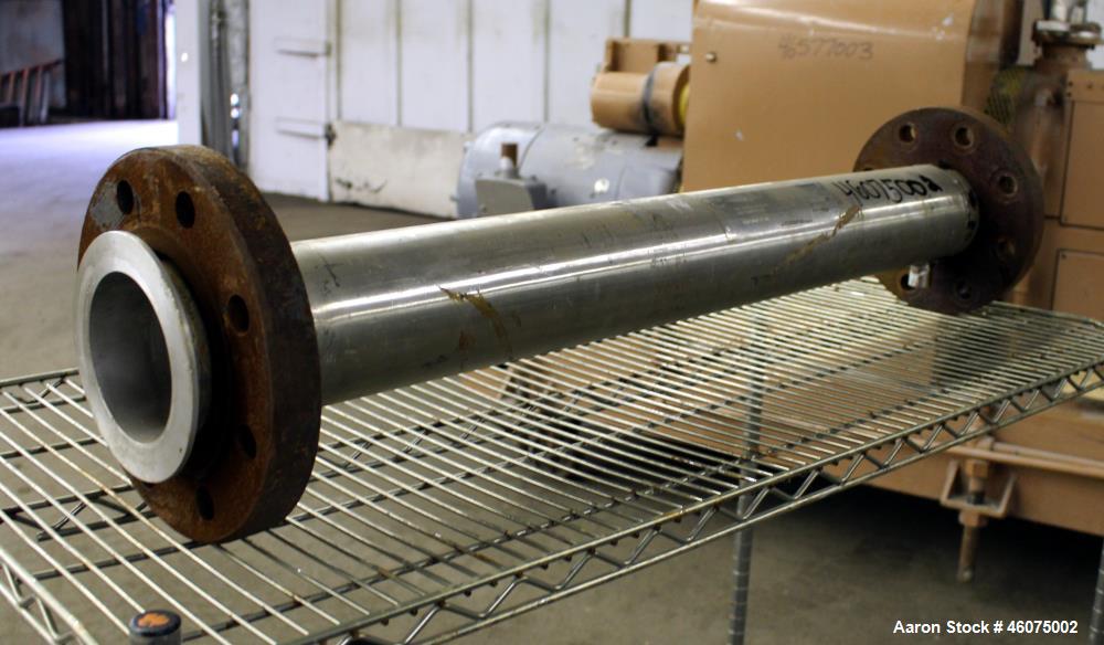 Used Chemineer Kenics Fixed Element Static Mixer, Model 4-KMS-6, Stainless Steel. Approximate 4" diameter x 42" long tube, rated 1485 psi at 300 degrees F. Serial# 1-81697A1, built 1982.