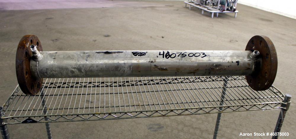Used Chemineer Kenics Fixed Element Static Mixer, Model 4-KMS-6, Stainless Steel. Approximate 4" diameter x 42" long tube, rated 1485 psi at 300 degrees F. Serial# 1-81697A3, built 1982.