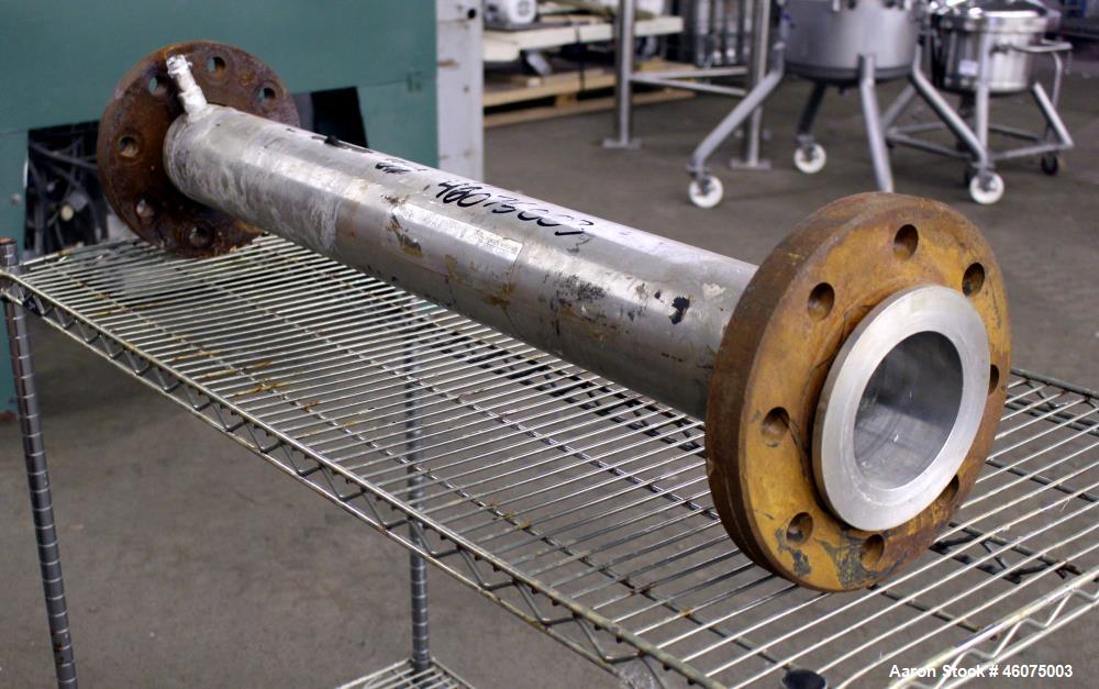 Used Chemineer Kenics Fixed Element Static Mixer, Model 4-KMS-6, Stainless Steel. Approximate 4" diameter x 42" long tube, rated 1485 psi at 300 degrees F. Serial# 1-81697A3, built 1982.