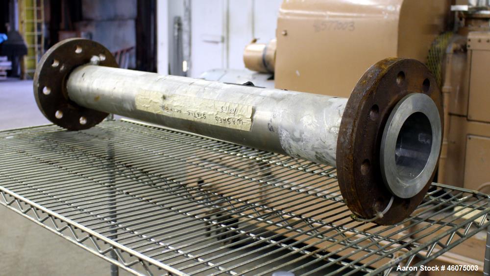 Used Chemineer Kenics Fixed Element Static Mixer, Model 4-KMS-6, Stainless Steel. Approximate 4" diameter x 42" long tube, rated 1485 psi at 300 degrees F. Serial# 1-81697A3, built 1982.