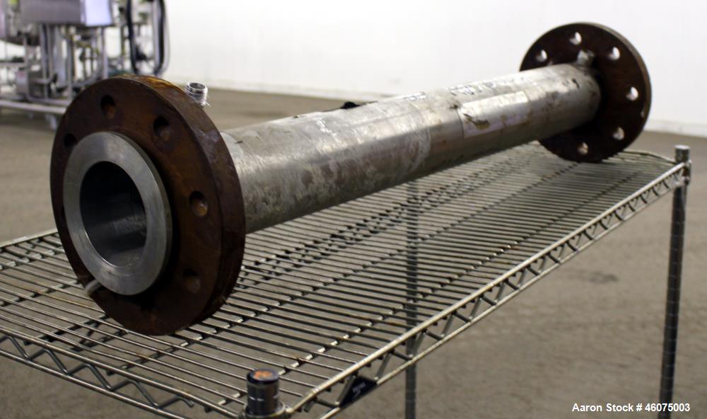 Used Chemineer Kenics Fixed Element Static Mixer, Model 4-KMS-6, Stainless Steel. Approximate 4" diameter x 42" long tube, rated 1485 psi at 300 degrees F. Serial# 1-81697A3, built 1982.