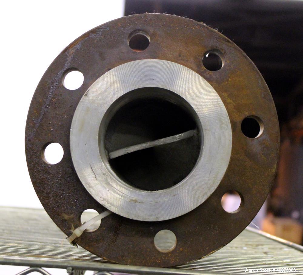 Used Chemineer Kenics Fixed Element Static Mixer, Model 4-KMS-6, Stainless Steel. Approximate 4" diameter x 42" long tube, rated 1485 psi at 300 degrees F. Serial# 1-81697A3, built 1982.