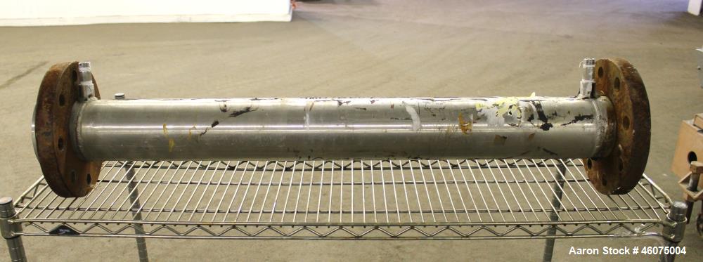 Used Chemineer Kenics Fixed Element Static Mixer, Model 4-KMS-6, Stainless Steel. Approximate 4" diameter x 42" long tube, rated 1485 psi at 300 degrees F. Serial# 1-81697A4, built 1982.