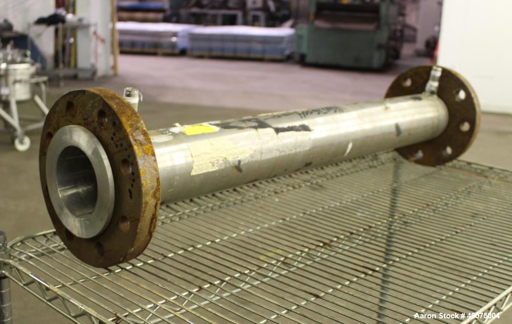 Used Chemineer Kenics Fixed Element Static Mixer, Model 4-KMS-6, Stainless Steel. Approximate 4" diameter x 42" long tube, rated 1485 psi at 300 degrees F. Serial# 1-81697A4, built 1982.