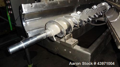 Used Fitzpatrick Malaxator Continuous Mixer, 304 Stainless Steel