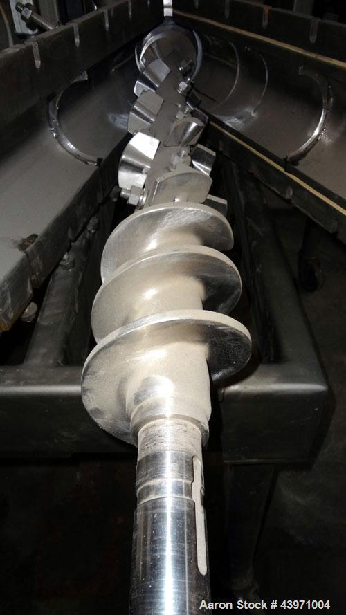 Used Fitzpatrick Malaxator Continuous Mixer, 304 Stainless Steel