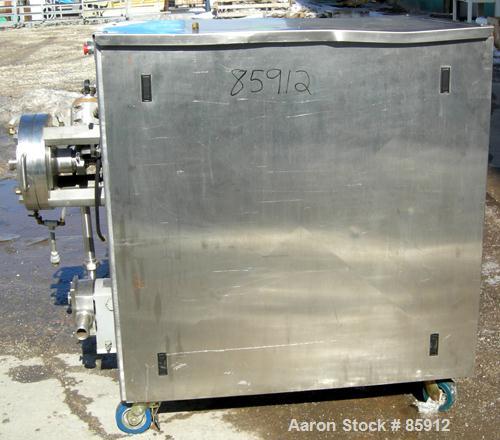 Used- Goodway Industries Continuous Mixer, model CML25, 304 stainless steel. 10" diameter, jacketed stator, 2" triclamp inle...