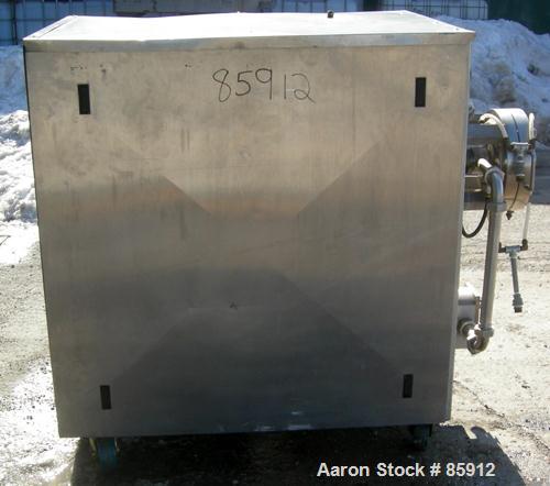 Used Goodway Industries Continuous Mixer, model CML25, 304 stainless steel. 10" diameter, jacketed stator, 2" triclamp inlet, 2" National Pipe Thread outlet. Driven by a 7-1/2 hp, 3/60/208-230/460 vo...