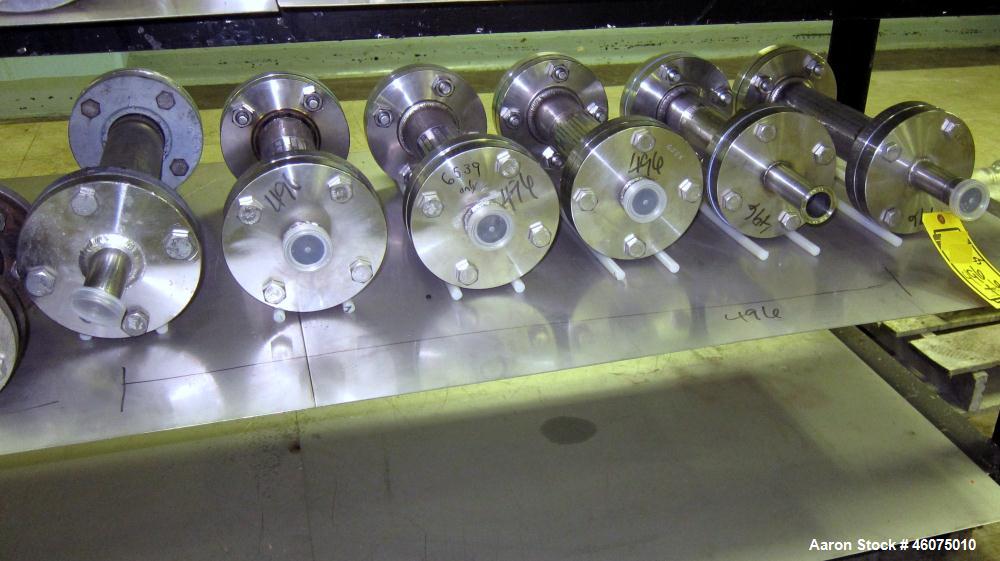 Used Koch-Glitsch Static Mixer, Type SMX, Stainless Steel. (4) Mixing elements, approximate 2-1/2” diameter x 18” long chamber, 1-1/2” tri-clamp inlet/outlet. No manufacturers tag.
