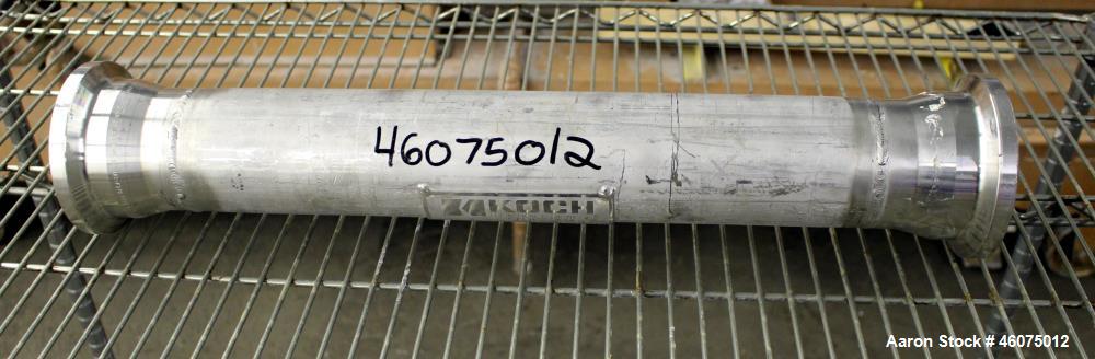 Used Koch-Glitsch Static Mixer, Type SMX, Stainless Steel. (6) Mixing elements, approximate 3-1/2" diameter x 20" long chamber. 3-1/2" Inlet/outlet. Job#G17144-69.