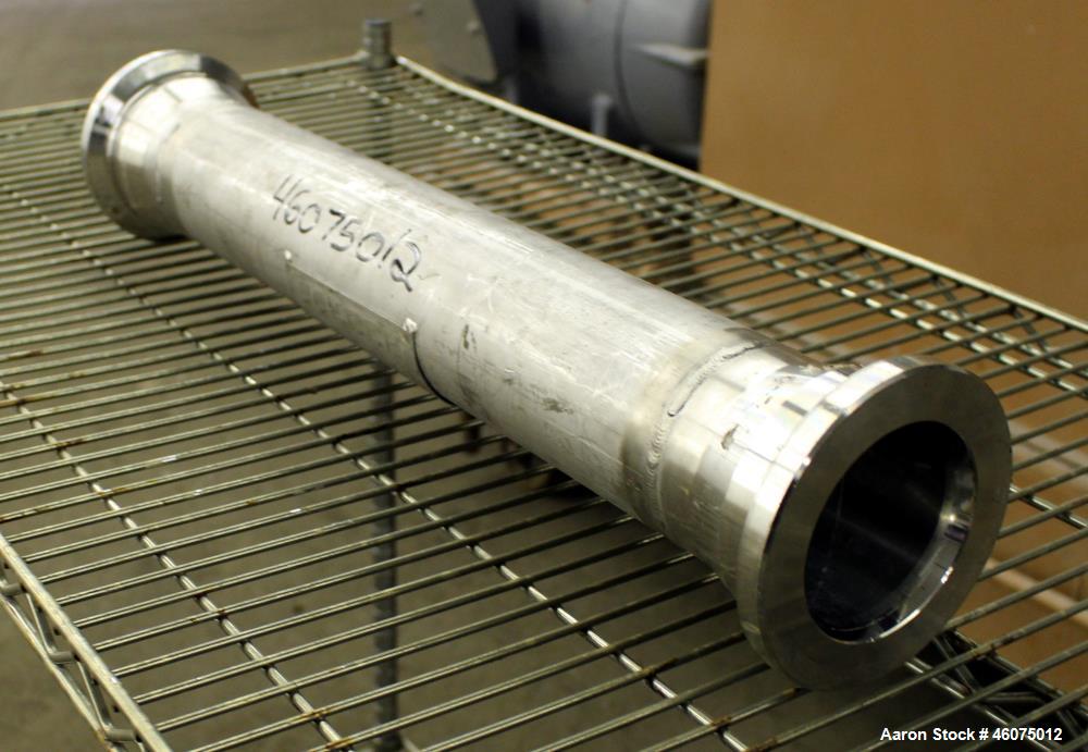 Used Koch-Glitsch Static Mixer, Type SMX, Stainless Steel. (6) Mixing elements, approximate 3-1/2" diameter x 20" long chamber. 3-1/2" Inlet/outlet. Job#G17144-69.