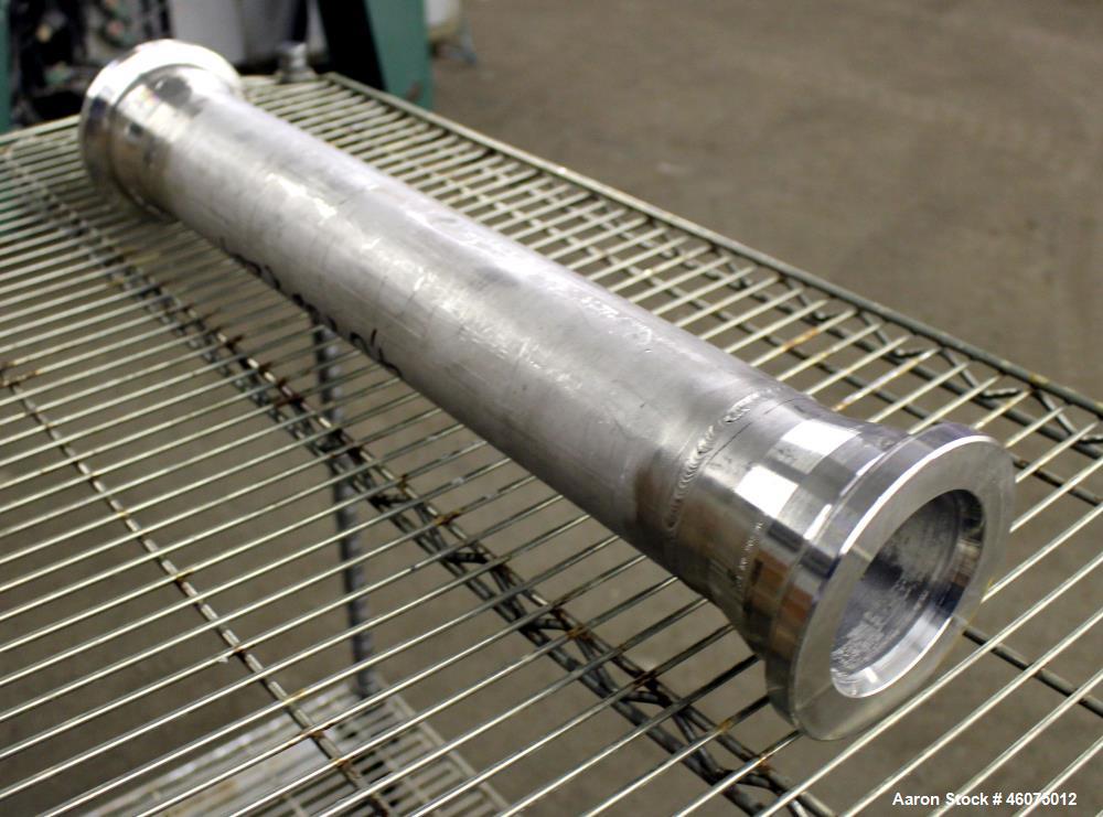 Used Koch-Glitsch Static Mixer, Type SMX, Stainless Steel. (6) Mixing elements, approximate 3-1/2" diameter x 20" long chamber. 3-1/2" Inlet/outlet. Job#G17144-69.