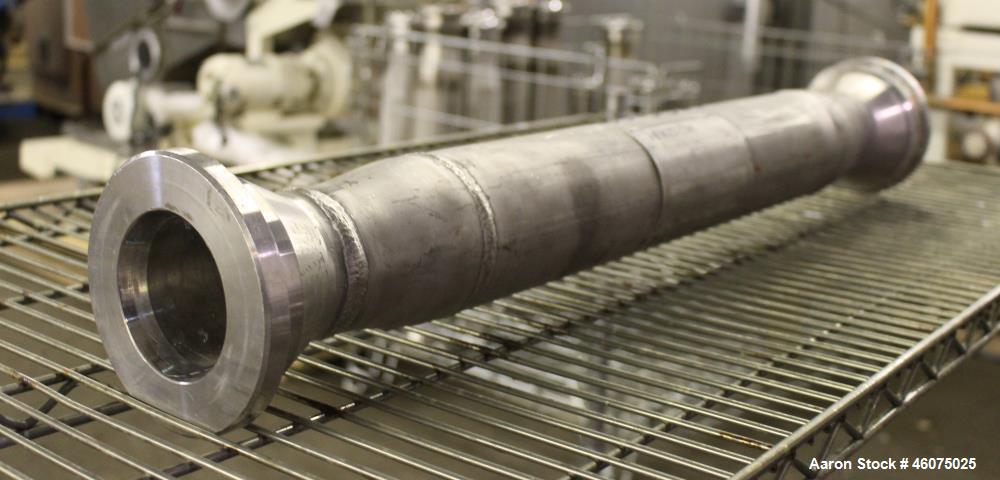 Used Koch-Glitsch Static Mixer, Type SMX, Stainless Steel. (6) Mixing elements, approximate 3-1/2" diameter x 20" long chamber. 3-1/2" Inlet/outlet. Job#G17144-91.