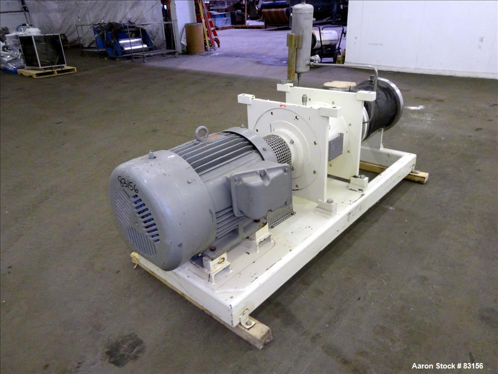 Used- Stainless Steel Lipp Inline Continuous Rotor/Stator Shear Force Mixer