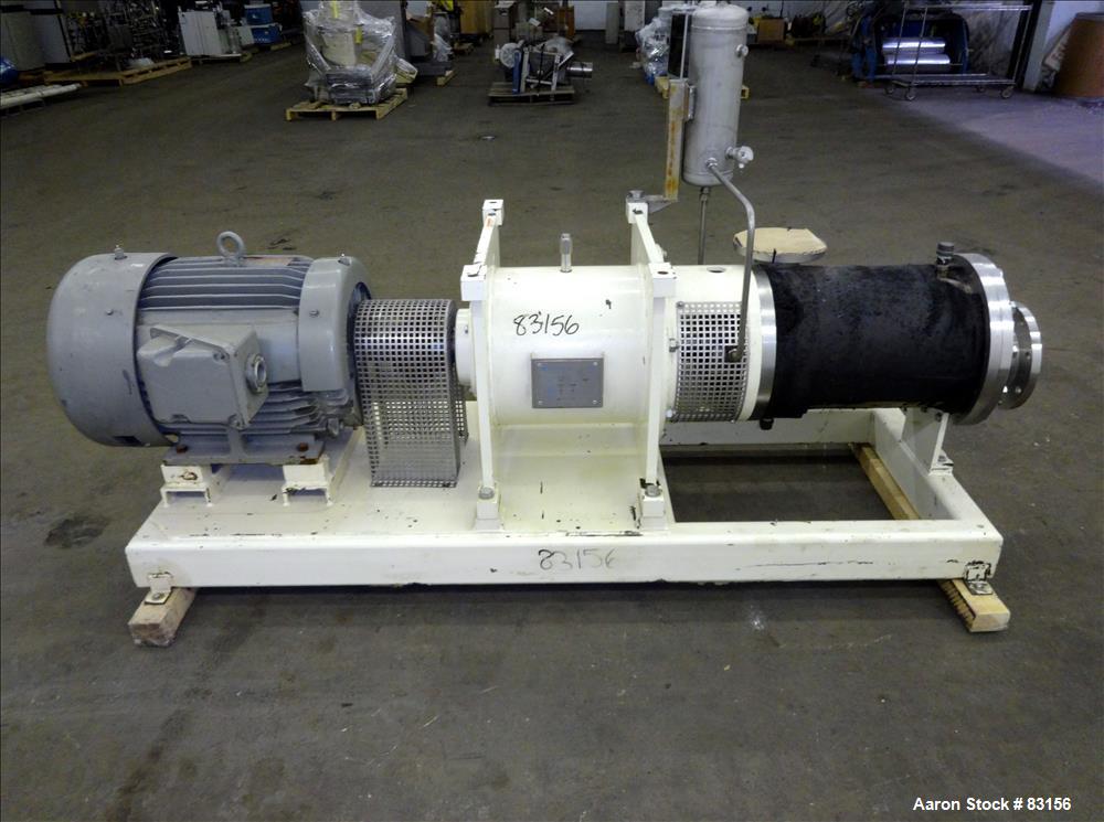 Used Stainless Steel Lipp Inline Continuous Rotor/Stator Shear Force Mixer