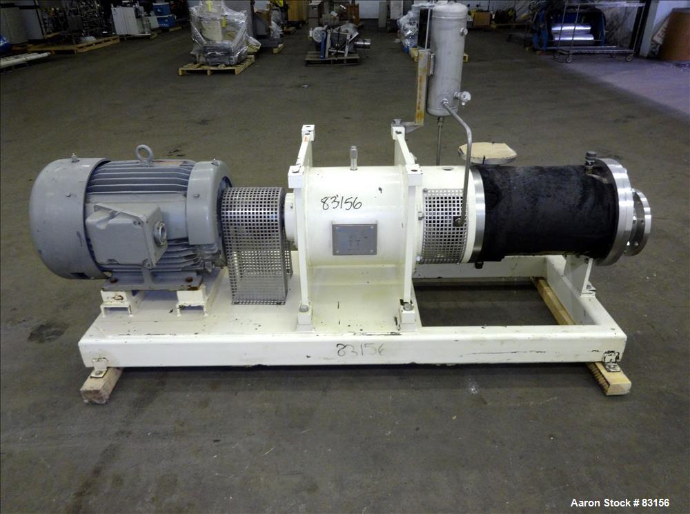 Used- Stainless Steel Lipp Inline Continuous Rotor/Stator Shear Force Mixer