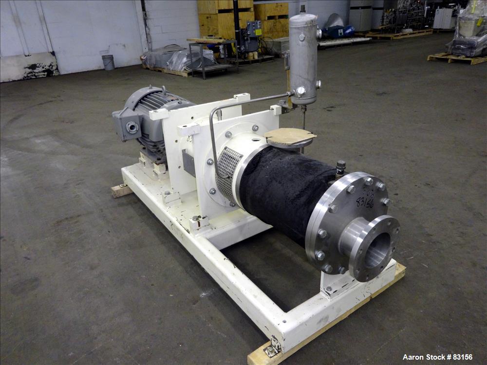 Used Stainless Steel Lipp Inline Continuous Rotor/Stator Shear Force Mixer