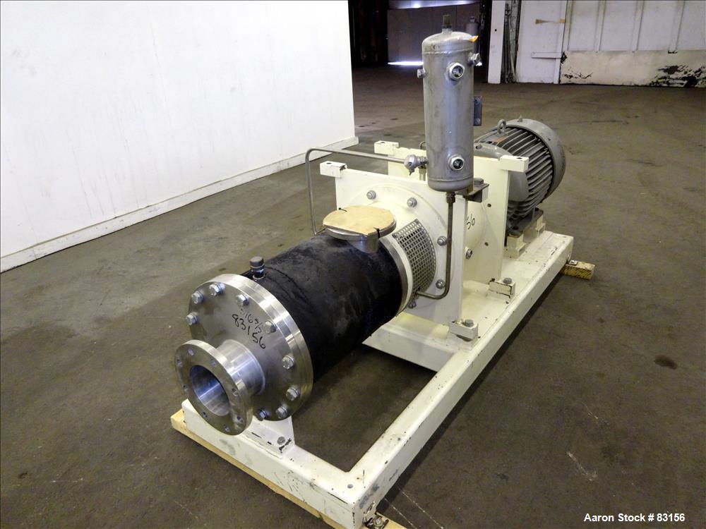 Used- Stainless Steel Lipp Inline Continuous Rotor/Stator Shear Force Mixer
