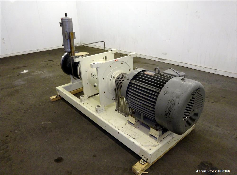 Used Stainless Steel Lipp Inline Continuous Rotor/Stator Shear Force Mixer
