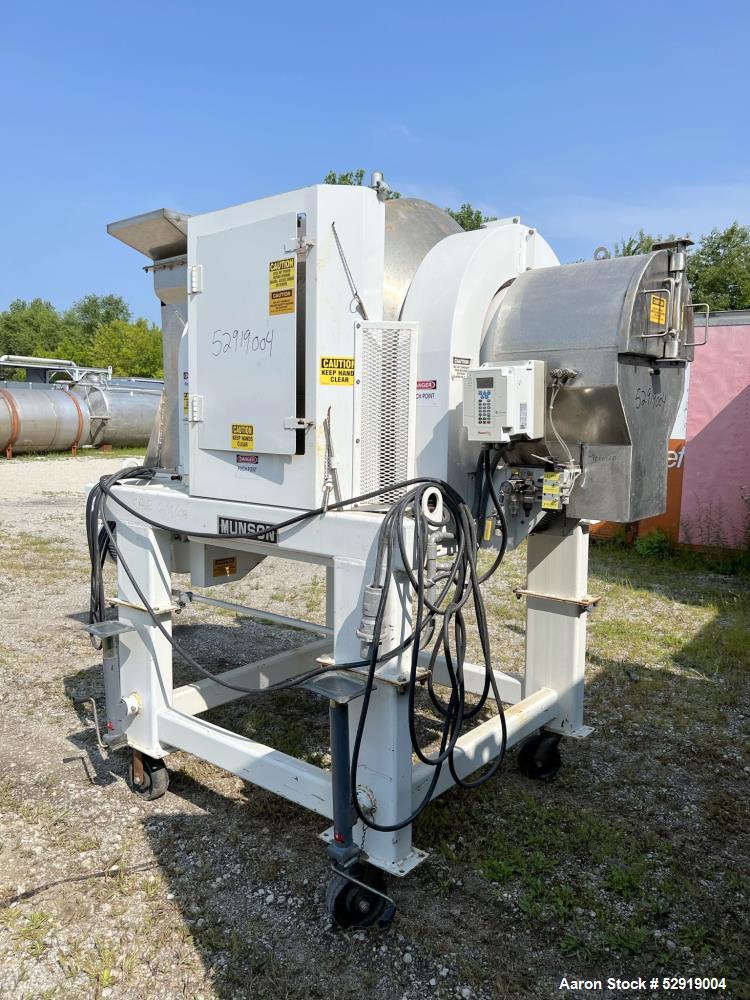 Munson Rotary Batch Mixer, Model 700-TH-15-SS