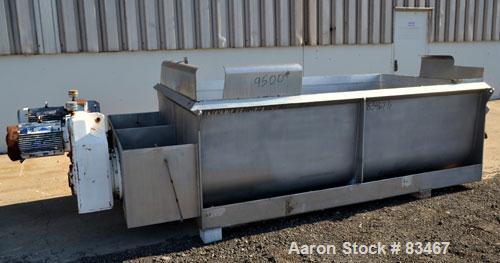 Used Dual Shaft Continuous Screw Blender