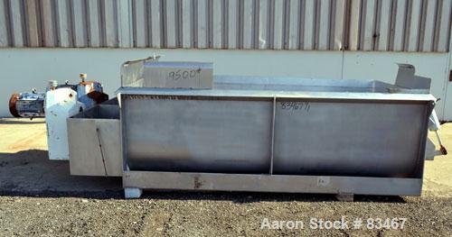 Used Dual Shaft Continuous Screw Blender