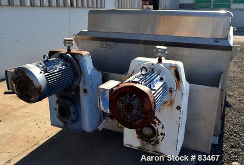 Used- Dual Shaft Continuous Screw Blender