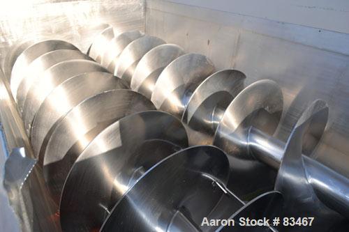 Used Dual Shaft Continuous Screw Blender