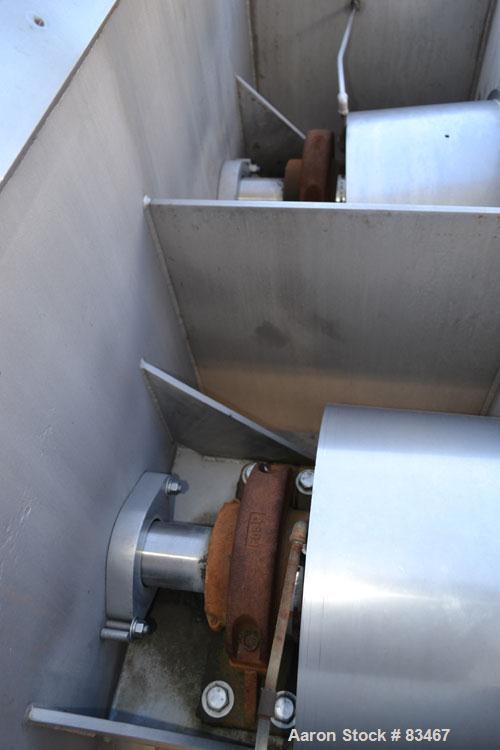 Used Dual Shaft Continuous Screw Blender