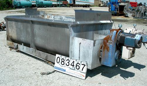 Used Dual Shaft Continuous Screw Blender