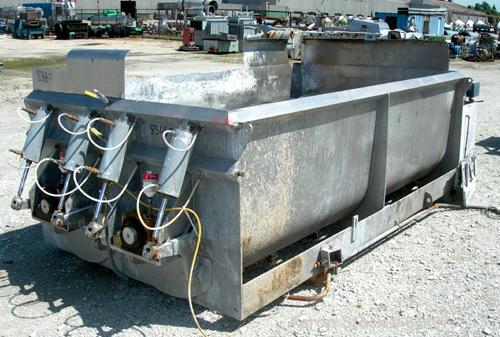 Used Dual Shaft Continuous Screw Blender