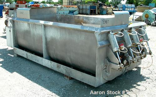 Used Dual Shaft Continuous Screw Blender