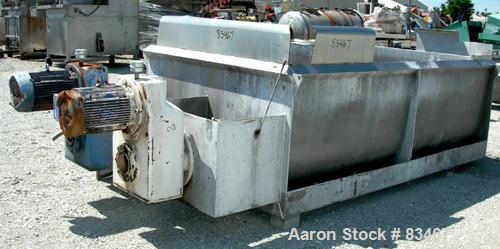 Used Dual Shaft Continuous Screw Blender