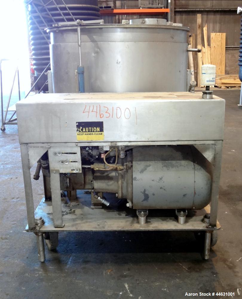 Used Stainless Steel Oakes Hydraulic Continuous Slurry Mixer