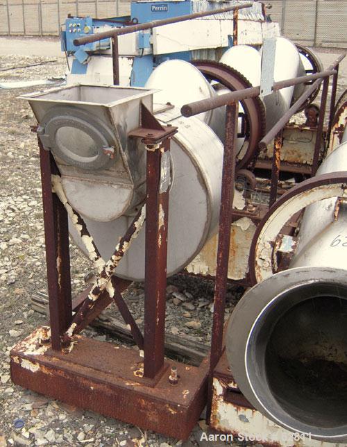 Used- Patterson Kelley Continuous Zig-Zag Blender, Model 12"C.S.S, 304 Stainless Steel.  12" diameter x approximately 11' lo...