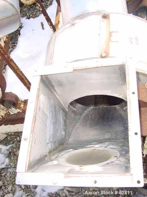 Used- Patterson Kelley Continuous Zig-Zag Blender, Model 12"C.S.S, 304 Stainless Steel.  12" diameter x approximately 11' lo...