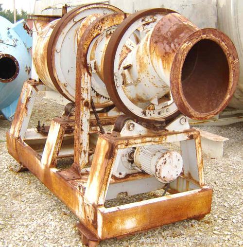 USED: 16" Patterson Kelley continuous carbon steel zig zag blender,size 16. Rated for 70 pounds per cubic foot bulk density material.Unit is designed for intensifier bar but no bar or bar drive is in...