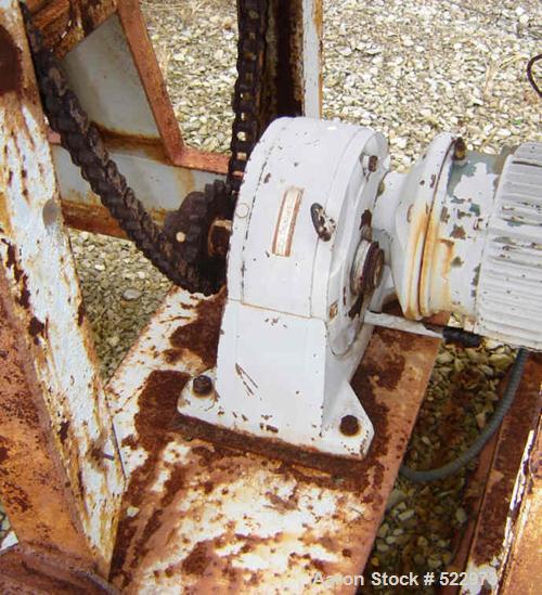 USED: 16" Patterson Kelley continuous carbon steel zig zag blender,size 16. Rated for 70 pounds per cubic foot bulk density material.Unit is designed for intensifier bar but no bar or bar drive is in...